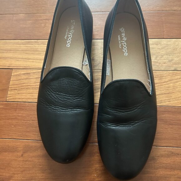 Black Leather Loafers | Gravity Pope | Made in Italy - Picture 3 of 8